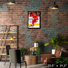 Dylan Larkin Detroit Red Wings - Framed Canvas - 22" x 31"-Officially licensed by the NHL and NHLPA