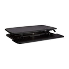 TygerClaw Sit and Stand Desktop Workstation (TYDS13016)-Main Material - MDF board, Steel and Pneumatic spring