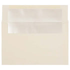 JAM Paper A9 Foil Lined Invitation Envelopes - 5.75 x 8.75 - Ivory with Ivory Foil - 25 Pack-These envelopes are perfect to use for sending invitations, greeting cards, RSVP's, thank you cards, gifts for birthdays, graduations, holidays and more