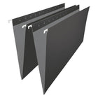 Staples Black Hanging File Folders - Legal Size - 25 Pack-Accommodates legal-sized documents