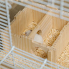 PawHut Hamsters and Gerbils Cage - White-Colour: Natural, White
