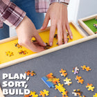 Puzzle Ready Wooden Puzzle Board - 41" x 32"-Keeps your masterpiece safe from pets and kids The secure puzzle mat ensures your jigsaw puzzle stays put, so you can focus on the fun without worries