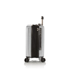 Heys SpinLite 21" Carry-on Luggage - Silver-Zipper-released expansion system allows for an extra 20% in packing capacity