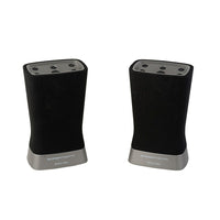 The Supertooth Twin Portable Wireless Stereo-The portable and stylish DISCO TWIN features not one, but two slim and funky speakers