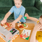 Melissa & Doug Top & Bake Wooden Pizza Counter Play Set - 41 Pieces-7