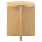 Modway - Silas Manche Table d’appoint en bois - Naturel-Nivellement, pieds sans marquage
