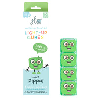 Glo Pals  Light Up Cubes - Pippa - Green-Made with 100% recycled plastic