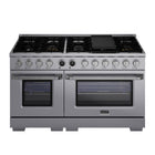 Kucht - 60 po Série KXP Cuisinière double énergie Gaz naturel - Acier inoxydable-Nouveau thermostat numérique à cadran Horus de Kucht