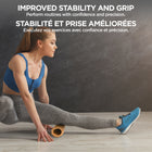 PurAthletics - Rouleau en mousse ondulée pêche Fuzz-Efficace pour différentes parties du corps