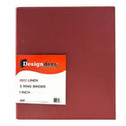 JAM PaperMD – Reliure en lin, 1 po, rouge, 2/pqt-Durabilité du relieur : usage standard