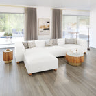 Zuo Tayte Ottoman - White-Furniture Colour: White