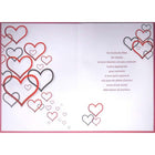 Rosedale 5-1/2" x 8" French Valentine's Day Greeting Cards & Envelopes - 5-1/2" x 8" - Heart - 12 Pack-Printed on premium uncoated paper