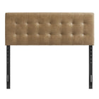 Modway Lily Vegan Leather King Size Headboard - Toast-Five Mounting Positions