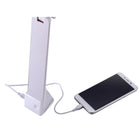 Konnect Battery Powered LED Desk Lamp - White-Compact, folding design ideal for portability