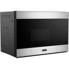  Sharp - ondes à convection de 24 po, 1,4 pi³, 1000 W, en acier inoxydable - noir-Écran blanc froid haut de gamme, moderne et facile à lire