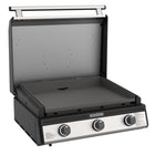Blackstone 28" 3-Burner Drop-In Griddle with Hood and Propane-Ready Configuration-Omnivore Griddle Plate Technology: Quicker preheat and recovery times, even heat distribution, higher fuel efficiency with fewer BTUs required for optimal cooking temperatures, and built-in wind guards keep the hot air in and the cool air out