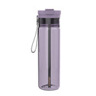 Contigo - Bouteille d’eau en plastique DualSip avec couvercle à double sens et courroie de transport, 828 ml (28 oz)-Deux façons de boire : Sirotez à partir de la paille intégrée ou inclinez pour boire