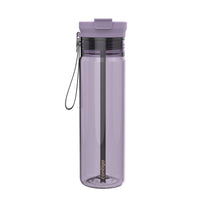 Contigo - Bouteille d’eau en plastique DualSip avec couvercle à double sens et courroie de transport, 828 ml (28 oz)-Deux façons de boire : Sirotez à partir de la paille intégrée ou inclinez pour boire