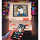 Divoom MiniToo Retro Pixel Art Bluetooth Speaker - Beige-Versatile audio performance: High-quality Bluetooth speaker that also functions as an alarm clock and a calming white noise machine