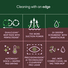 iRobot Roomba Plus 505 Robot with AutoWash Combo-Strong Suction. Serious Mopping. Devours messes from crumbs to pawprints with 70x more suction (As compared to Roomba 600 series robots), DualClean Mop Pads, SmartScrub, a multi-surface rubber brush, and edge-sweeping brush
