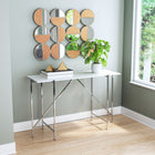 Zuo Cycle Round Mirror - Gold/Walnut-Mirror Placement: Wall