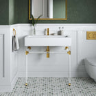 Modway - Redeem Fixation murale en acrylique de 32" Vanette de salle de bain - Blanc clair-Cadre en acrylique