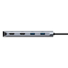 Targus - Station d'accueil mobile multiport USB-C Alt. Mode Dual 4K HDMI avec passage EPR 140 W-2 ports USB 3.2 Gen 2 Type-A (10 Gbit/s)