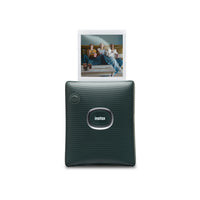 Fujifilm Instax Square Link Smartphone Printer - Midnight Green-Connects wirelessly via Bluetooth to Smartphones