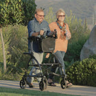 Journey UPWalker Original Upright Mobility Walker - Black-Patented balanced center of gravity design enhances stability and safety
