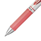 Pentel EnerGel Liquid Gel Refillable Grip Pen - Retractable - 0.7mm - Coral Pink-0.7mm Tip Size
