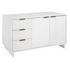 Manhattan Comfort Granville 55.04" Modern Sideboard - White-17.71653542" L x 55.03937002" W x 31.73228343" H