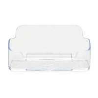 Deflecto Business Card Holder - Clear-Display multiple cards in one convenient holder