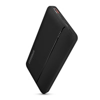 HyperGear 10000mAh USB-C and USB-A Portable Power Bank - Black-High capacity 10,000mAh battery