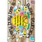 Ashley Productions Smart Poly Computer Mouse Pad - Every Busy Bee is Welcome Here - 10 Pack-Make your desk a place of encouragement and productivity - order your positive saying mouse pad today!