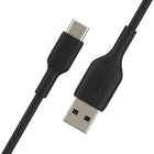 Belkin USB-A to USB-C Cable - 1 m - Black -CHARGE, SYNC, AND CONNECT: Charge your USB-C devices, sync music or photos to a laptop, and transfer data from any USB-A port with these reliable USB-C cables that you can use at home, work, or on the go.