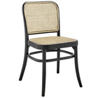 Modway Winona Wood Dining Side Chair - Black - 2 Pack-Weight Capacity: 330 lbs.