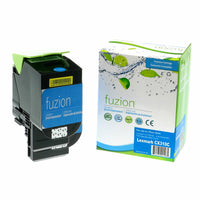 fuzion Lexmark (80C1SC0, 801SC) Compatible Toner Cartridge - Standard Yield - Cyan-Ink Colour: Cyan