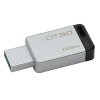 Kingston DataTraveler 50 128 GB USB 3.1 Flash Drive-Compact, lightweight, capless design