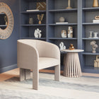 Zuo Hull Accent Chair - Beige-Chair Weight Capacity: Supports up to 280 lb