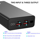 MyBat - Batterie externe Pro 20 000 mAh 20 W - Noir-Revêtement mat résistant aux rayures