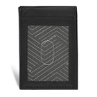 Champs - Porte-cartes Mag Hybride en cuir Onyx - Noir-Doublure RFID