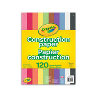 Crayola Construction Paper - 10 Colours - 120 Sheets-Features 120 Count Crayola Construction Paper, with 12 sheets in each of the 10 colours