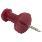 JAM Paper Colourful Push Pins - Burgundy - 100 Pack-Quantity: 100 Push Pins | Durable and reusable thumbtacks designed for a long lasting, strong hold
