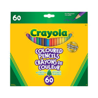 Crayola Coloured Pencils, 60 Count-Comprend 60 couleurs Crayola vives et riches