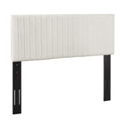 Modway Keira Performance Velvet King/California King Headboard - Ivory-Contemporary Modern Headboard
