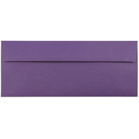 JAM Paper #10 Business Envelopes, 4 1/8 x 9.5, Dark Purple, 1000 Pack (563912516B)-Dark purple