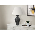Monarch Specialties - Luminaire - 28 po H Lampe De Table - Résine Noire - Abat-Jour Ivoire / Crème - Contemporain - Moderne-Profitez d'options d'éclairage polyvalentes grâce à l'interrupteur à 3 voies pratique qui peut accueillir une ampoule de 100 W (ampoule à 3 voies non incluse), ce qui vous permet de régler sans effort la luminosité et de créer l'ambiance parfaite dans n'importe quelle pièce