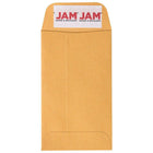 Jam Paper #3 Coin Business Commercial Envelopes with Peel and Seal Closure - 2 1/2" H x 4 1/4" W - Brown Kraft Manila - 100 Pack-Color: Brown Kraft Manila