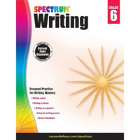 eBook: Spectrum 704575-EB Spectrum Writing - Grade 6-You will receive two emails: one confirming your entire order, and one with a "Download Software" buttonYou can download immediately or return to your email to download later