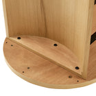 Modway Aspect Oval Wood Coffee Table - Oak-9